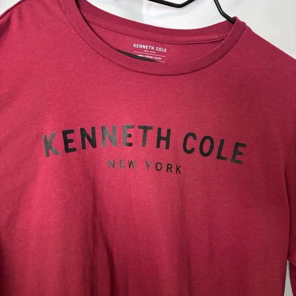 Kenneth Cole New York T Shirt Long Sleeve Red Size Large - Picture 3 of 6